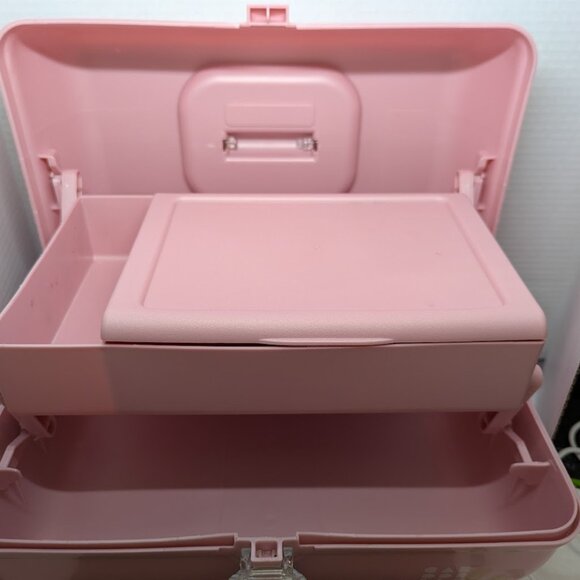 Caboodles On-The-Go-Girl Makeup Case - Millennial Pink Sparkle - Picture 3 of 7